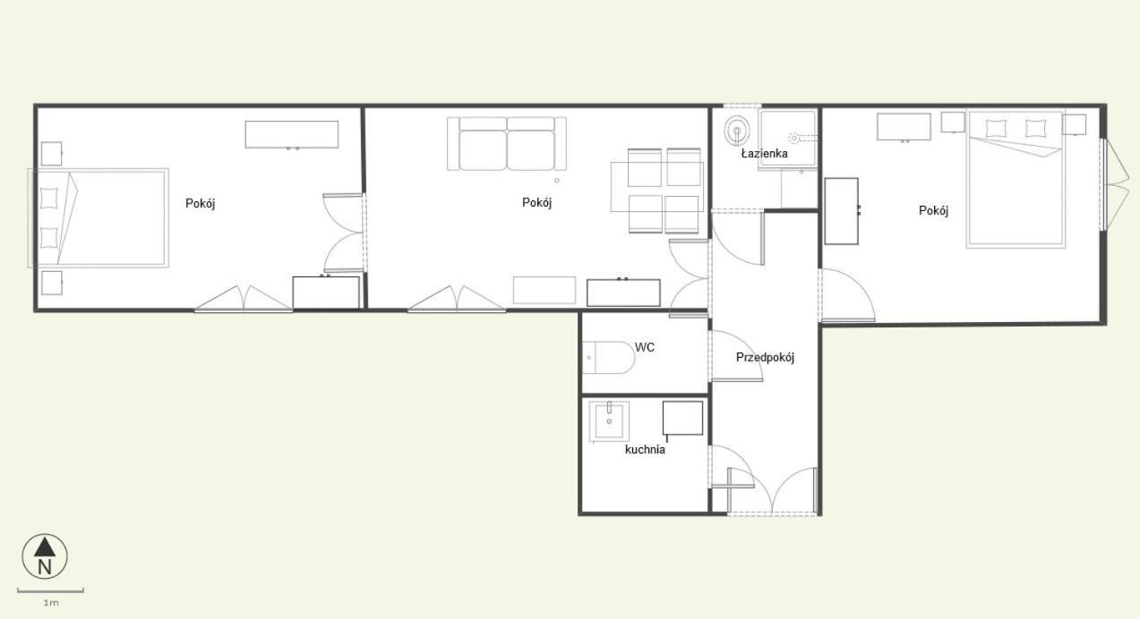 Ferienwohnung Apartament M15 Krakau Exterior foto